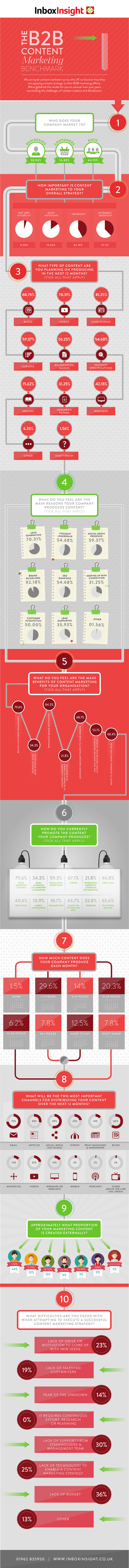 The B2B Content Marketing Benchmark (Infographic)