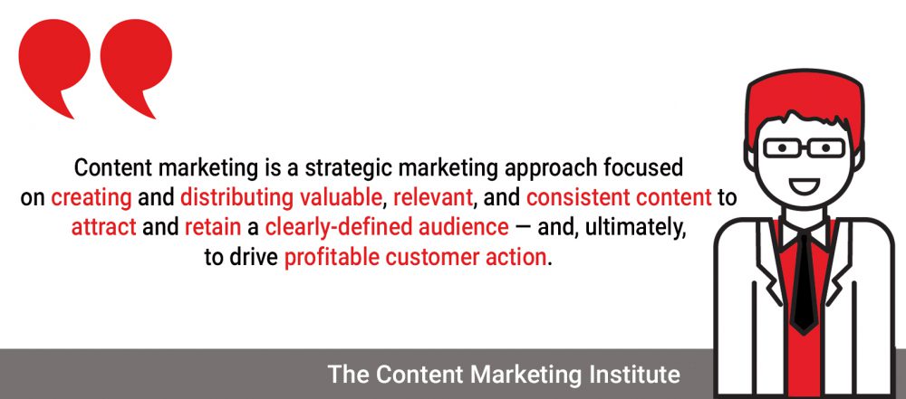 Content Marketing Institute defines content marketing