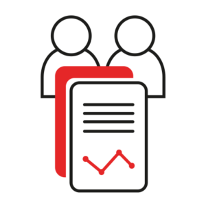 customer research analysis icon