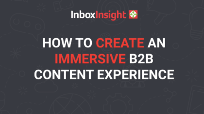 Our video webinar on ow to create an immersive content experience