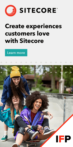 Create experiences customers love with Sitecore - creative ad